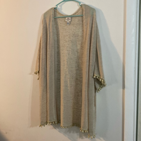 St. John's Bay Sweaters - Oatmeal cardigan